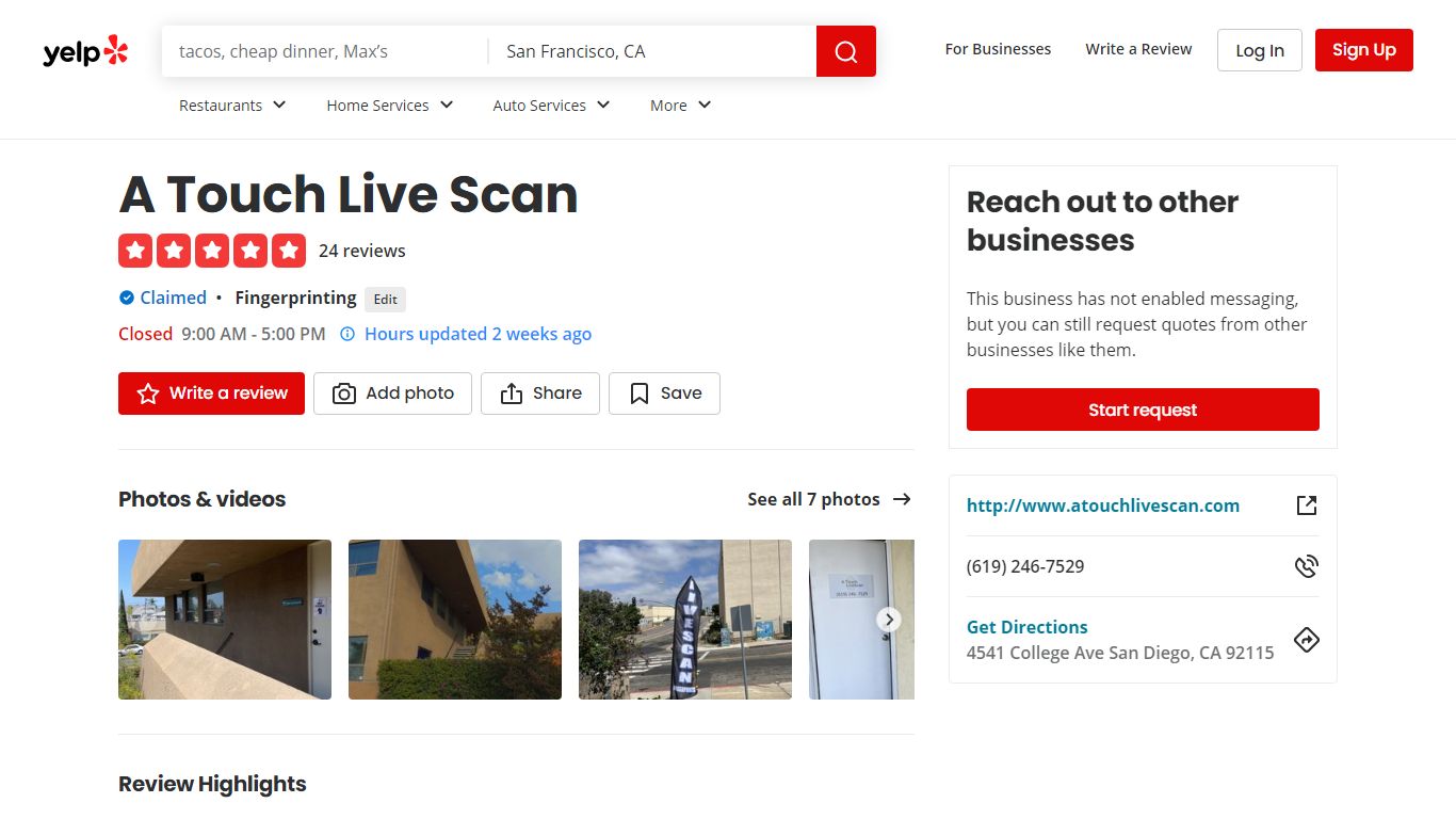 A TOUCH LIVE SCAN - 24 Reviews - Fingerprinting - Yelp